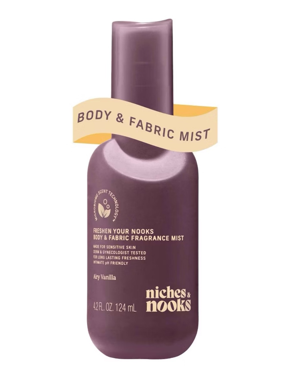 Niches & Nooks Freshen Your Nooks Body & Fabric Fragrance Airy Vanilla  4.2oz